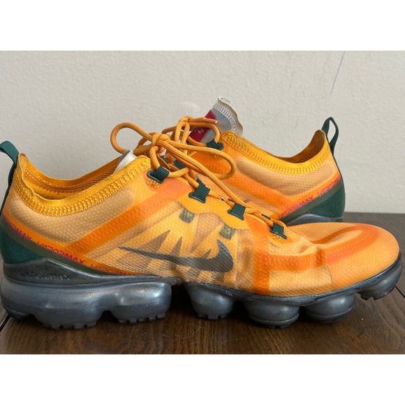 Nike Air Vapor Max Plus Shoes Men's Size 10.5 Orange low top sneakers AR6631-700 - Picture 11 of 12